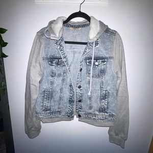 denim/sweatshirt jacket
